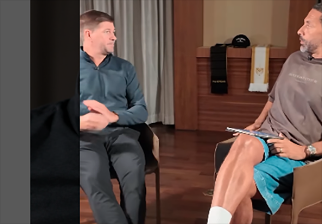 Gerrard, berbicara sebagai tamu di podcast Rio Ferdinand Presents/Foto: tangkap layar Instagram stevengerrard
